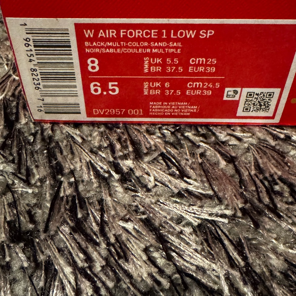 Nike Air Force 1 Low Premium Goods “The Sophia” Size 8 - Picture 3 of 10